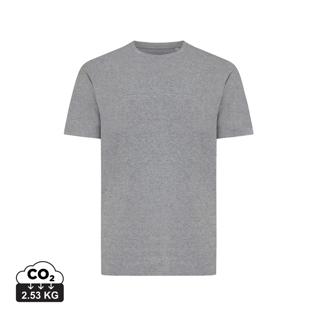 T-shirt en coton bio unisexe à personnaliser Sierra Iqoniq light heather anthracite